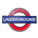 Cast Iron Underground London Tube Network  Reproduction Wall Sign Plaque Train