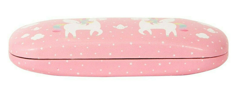 Sass & Belle Pink Rainbow Unicorn Hard Reading Glasses Case Spec Holder Gift