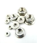 M3 M4 M6 M8 M10 Flanged Nuts Stainless Steel Hex Flange Nut Serrated A2