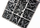 BLACK SELF DRILLING CAR INTERIOR PANEL SCREWS - SELF TAPPING ZINC