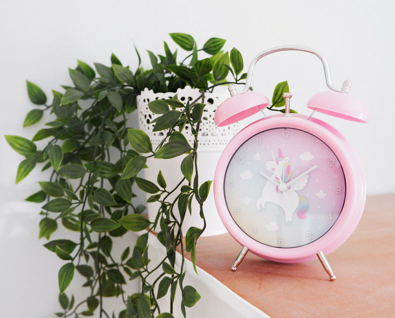Alarm Clock for kids Bedroom, Lima Llama Rainbow Unicorn Cutie Cat Sass & Belle