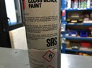 SAS27 - Fast Drying Gloss Black Tough Acrylic Spray Paint Aerosol 500ml