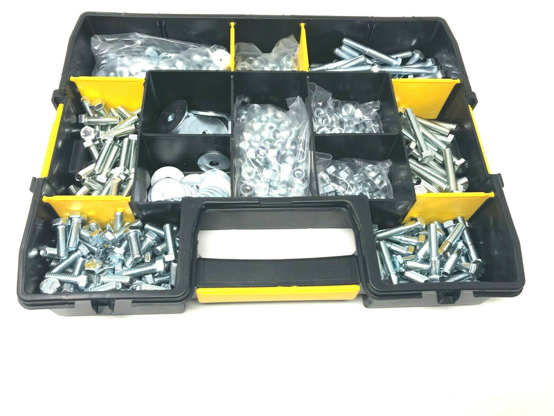 945 Piece GRADE 8.8 M8 8mm Stanley Box ZINC NUTS BOLTS AND WASHER ASSORTMENT KIT