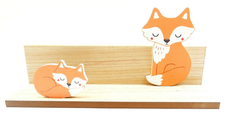 Sass and Belle Woodland Friends Fox Shelf - Childrens Bedroom Decoration Storage