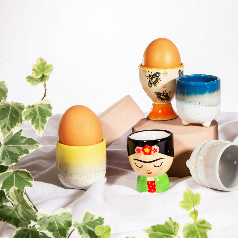 Sass & Belle Mojave Glaze Egg Cup Boiled Eggs Breakfast Easter Various Colours
