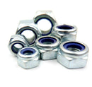 Metric Fine Extra Fine 10.9 Grade High Tensile Nyloc Nuts M8 To M24 Bright Zinc