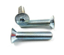 M20, 10.9 GRADE ZINC COUNTERSUNK CSK SOCKET CAPS SCREWS, ALLEN KEY BOLTS HEX
