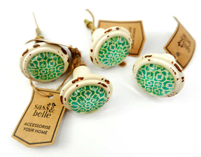 4 Rustic Istanbul Dream Drawer Dresser Cabinet Knobs Shabby Chic Vintage Design