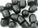 M6 M8 M10 Black nylon bolt & Nut cover caps 300 pieces 100 of each size assorted