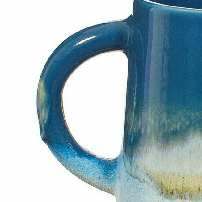 Sass & Belle Mojave Glaze Matte Blue Reactive Glaze Speckled Stoneware Mug
