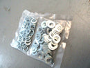 Pack 100 M6 and 6mm flat form A Thick Washers and Spring Splitlock Washer Mix