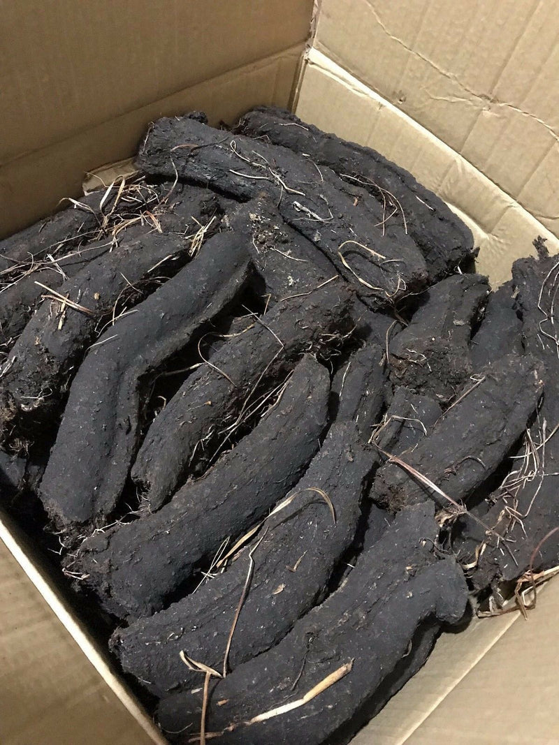 30kg Irish Fire Peat Burning Turf Fuel Natural Hand Cut Turves log Peat Heat