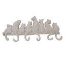 Cast Iron Cat Tails Key Rack Key Hook Coat Wall Hook Metal Rustic Vintage