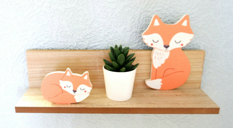 Sass and Belle Woodland Friends Fox Shelf - Childrens Bedroom Decoration Storage