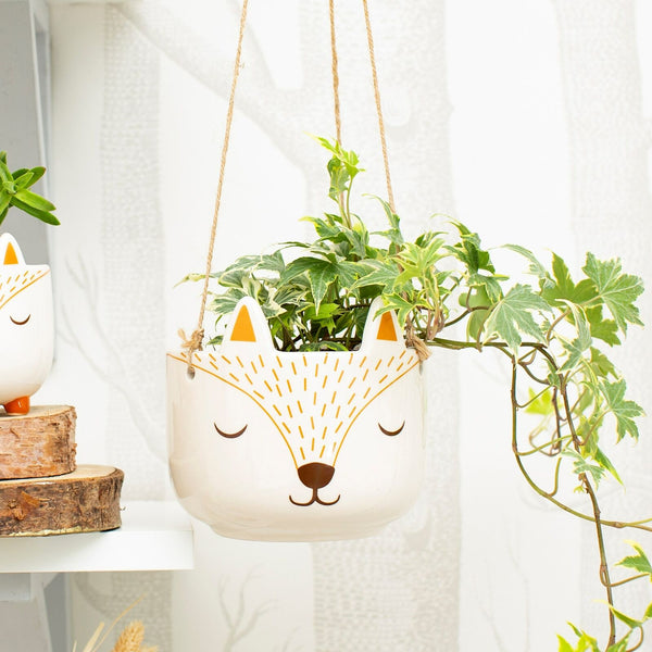 Sass & Belle Woodland Fox Hanging Planter Woodland Baby Collection