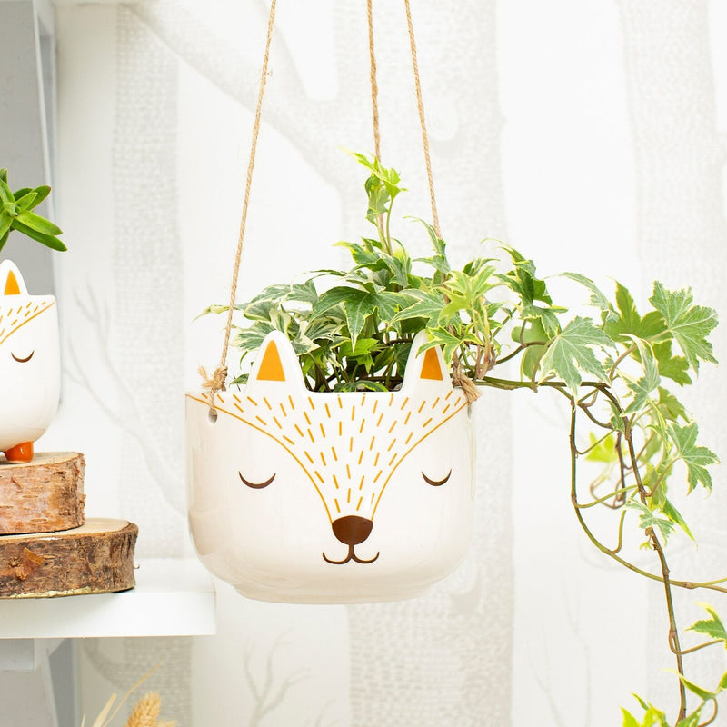 Sass & Belle Woodland Fox Hanging Planter Woodland Baby Collection