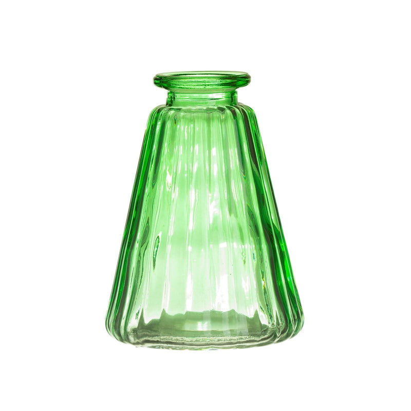 Sass & Belle - Set of 3 Green Glass Bud Vases - Garden Green Glaze