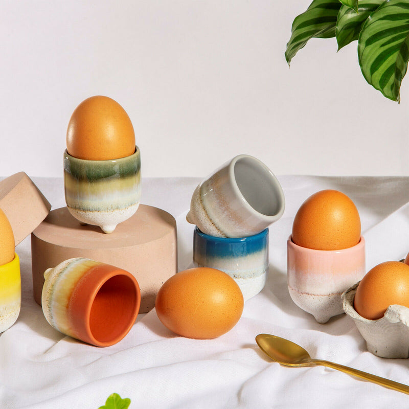 Sass & Belle Mojave Glaze Egg Cup Boiled Eggs Breakfast Easter Various Colours