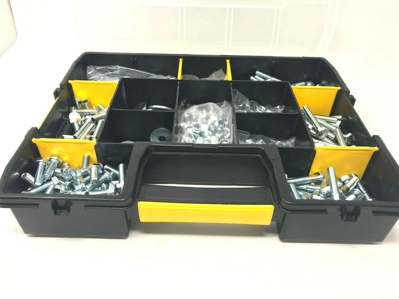 945 Piece GRADE 8.8 M8 8mm Stanley Box ZINC NUTS BOLTS AND WASHER ASSORTMENT KIT