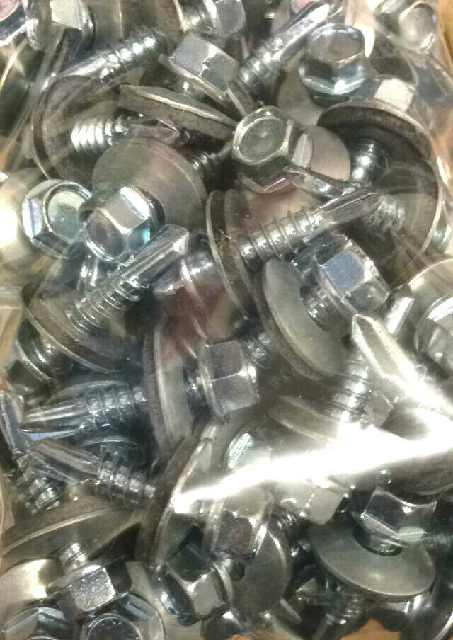 (Packof 1000) 5.5 x 25mm Tech Screws for Roofing & Cladding Self Drill Tek Screw