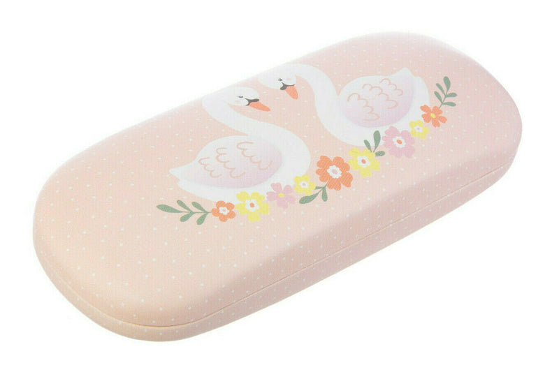 Sass & Belle Pink Freya Swan Hard Glasses Case Spec Holder Sunglasses Storage