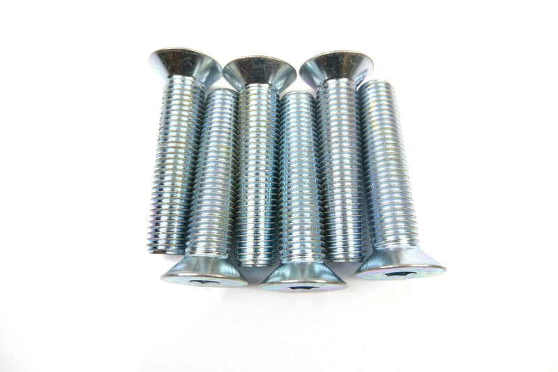 M20, 10.9 GRADE ZINC COUNTERSUNK CSK SOCKET CAPS SCREWS, ALLEN KEY BOLTS HEX