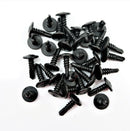 BLACK SELF DRILLING CAR INTERIOR PANEL SCREWS - SELF TAPPING ZINC