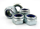 Metric Fine Extra Fine 10.9 Grade High Tensile Nyloc Nuts M8 To M24 Bright Zinc