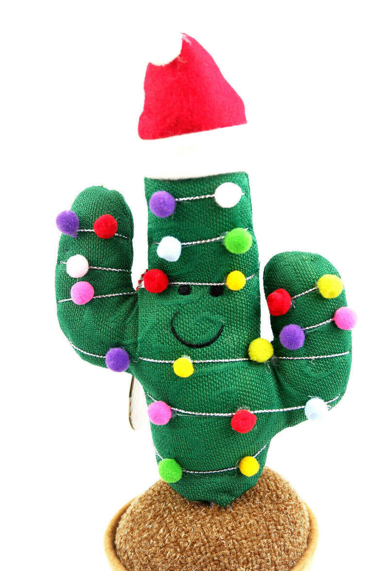 Sass and Belle Large Knitted Festive Cactus Christmas Decoration Funky