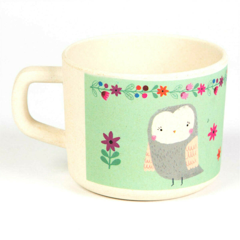 Eco Friendly Bamboo Composite Kids Cold Hot Drink Mug Cup Boys Girls Tableware