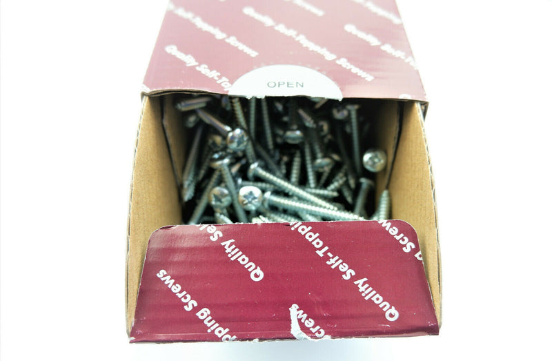 5.5 x 32 POZI PAN SELF TAPPING SCREWS ZINC PLATED POZIDRIVE TAPPERS