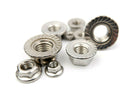 M3 M4 M6 M8 M10 Flanged Nuts Stainless Steel Hex Flange Nut Serrated A2