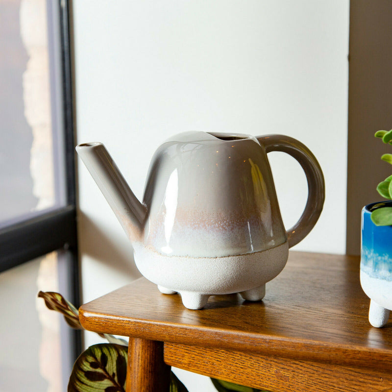 Sass & Belle Mojave Glaze Stoneware Watering Can Plants Flowers Five Colours