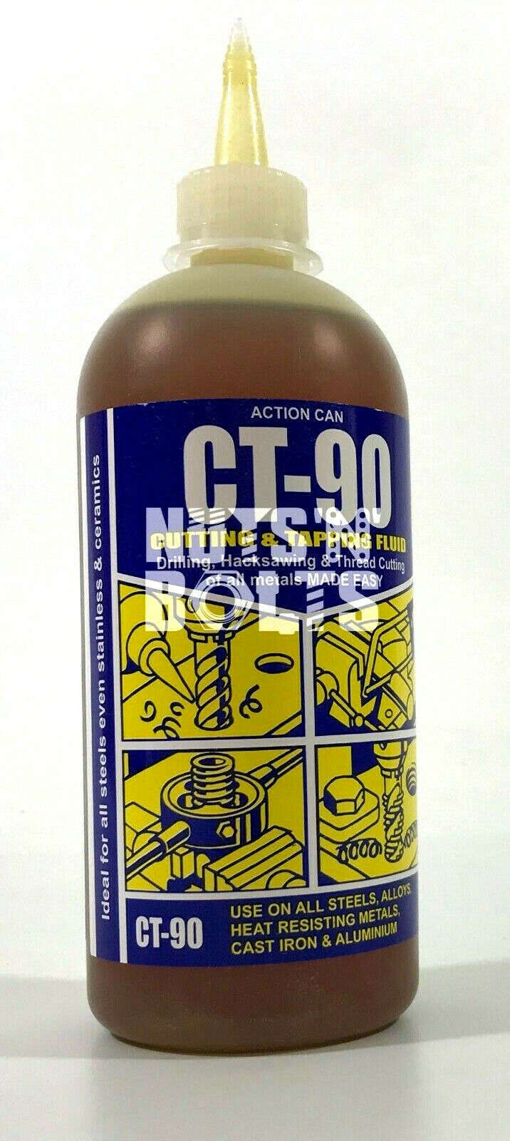 1 bottle of CT-90 Fluid and 1 Tin of CT-90 Compound cutting and tapping solution
