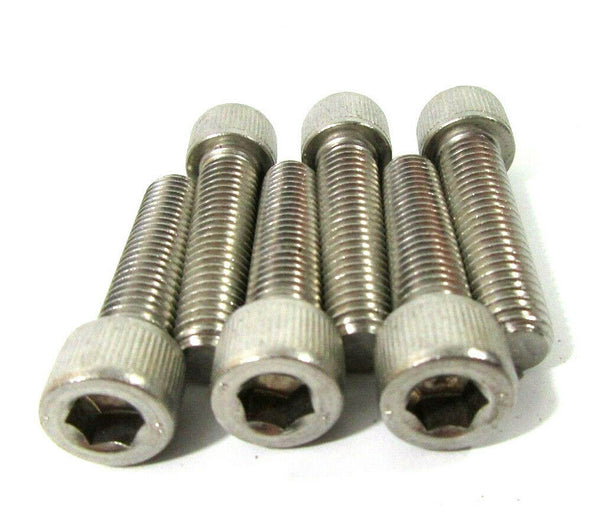 1/2 x 2 UNC A2 Stainless Steel Socket Cap Screw Allen Bolts. Harley Pack of 6
