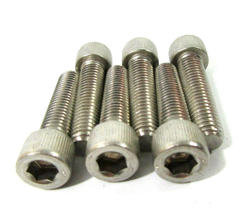 1/2 x 2 UNC A2 Stainless Steel Socket Cap Screw Allen Bolts. Harley Pack of 6