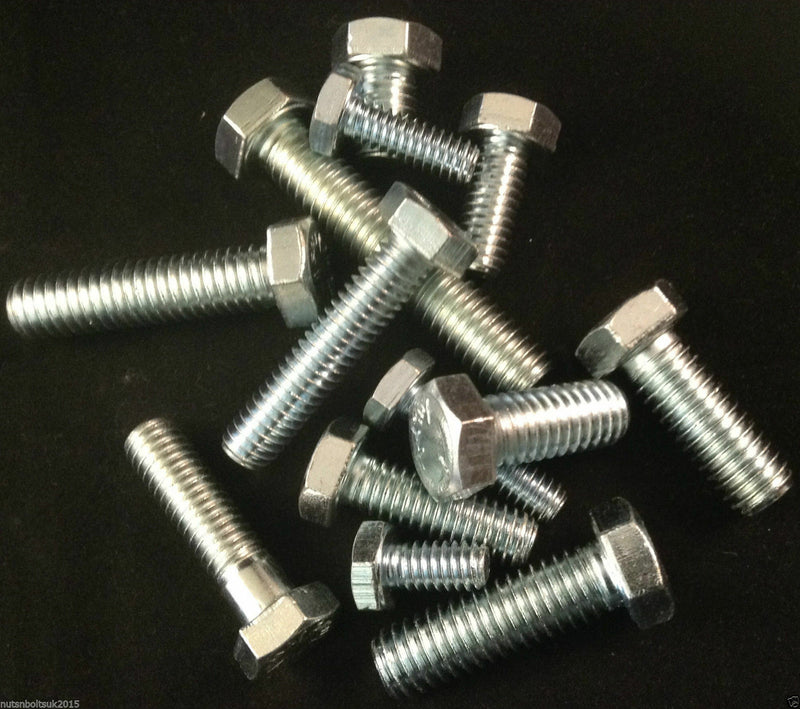 5/8" UNC Hexagon Head Bolts High Tensile Zinc Plated Grade 5 (8.8)