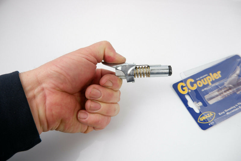 Grease Gun G Coupler Quick Release Lock On Coupling End M10 Workshop Farm