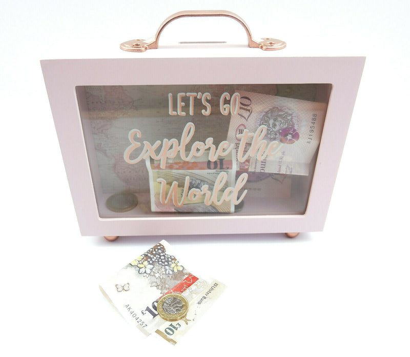 Sass and Belle Money Boxes Cash Coin Sloth Dog Cat Moon Sunflower Map Moneybox