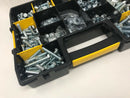 450 Piece Stanley Box 3/8 & 7/16 UNC ZINC NUTS BOLTS AND WASHER ASSORTMENT KIT