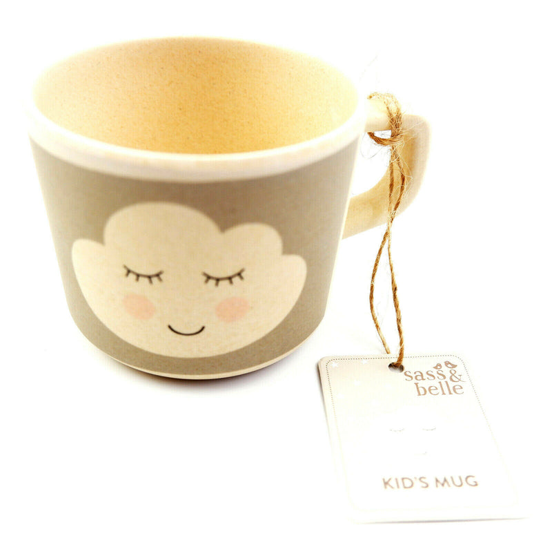 Eco Friendly Bamboo Composite Kids Cold Hot Drink Mug Cup Boys Girls Tableware
