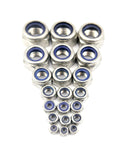 Nyloc Nylon Insert Stainless Steel Locking Nuts Nylon A2 M3 M4 M5 M6 M8 M10 M12