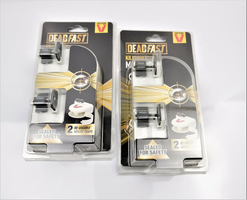 Deadfast Victor Kill Vault Easy Set Mouse Trap, Fast Disposable, Re-usable