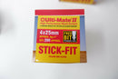 New Ulti-Mate II Stick-Fit Zinc & Yellow Plated Screw Assortment 1000 Pack, DIY