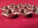 M10 Brass Half Nuts. Brass Lock Nuts, Brass Jam Nuts, 10mm Brass Thin Nuts x 10