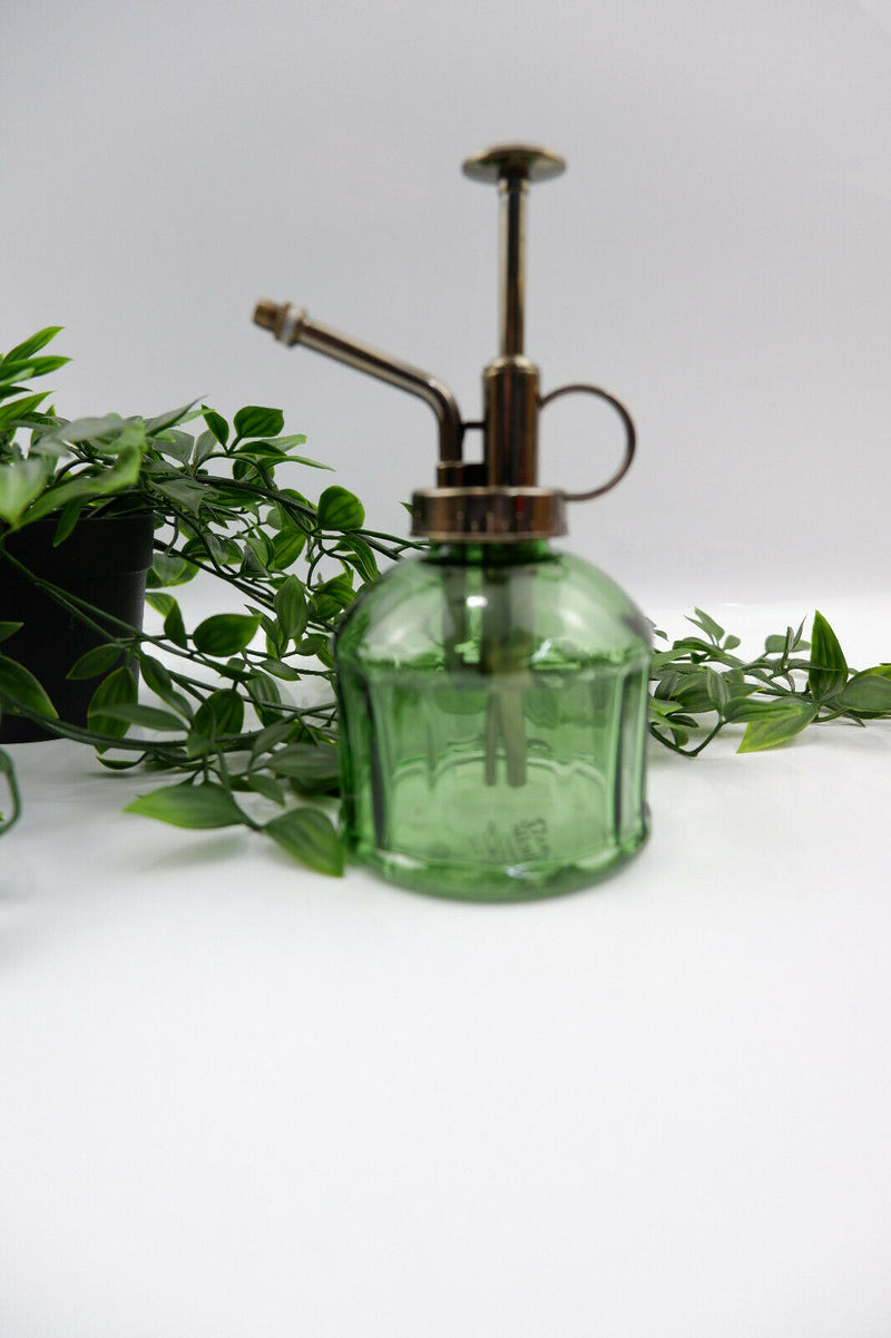 Sass & Belle Vintage Glass Botanical Style Plant Mister Water Spray Pot Garden