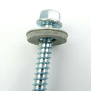 TEK SELF DRILLING SCREWS WITH SEALING WASHERS ZINC PLATED FOR METAL ROOFING CR3