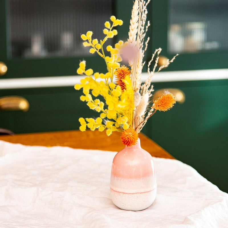Sass & Belle Mojave Pink Vase Reactive Glaze
