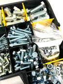 Assorted Metric Hex Bolt and Nyloc Nut Kit M4,M5 M6 M8 M10 M12 M16 Grade 8.8