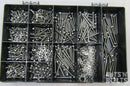 900 pcs M4 ASSORTED BOLTS NUTS AND WASHERS KIT SET A2 STAINLESS STEEL DIN 933